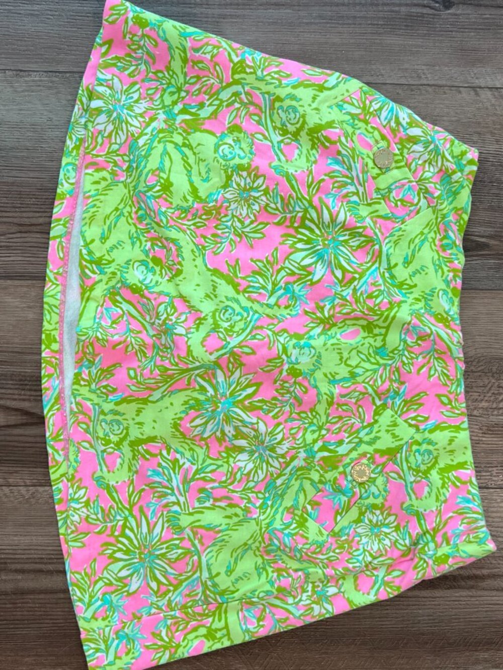 Lilly Pulitzer Callahan Knit Skort - Alligator Print - Size Small